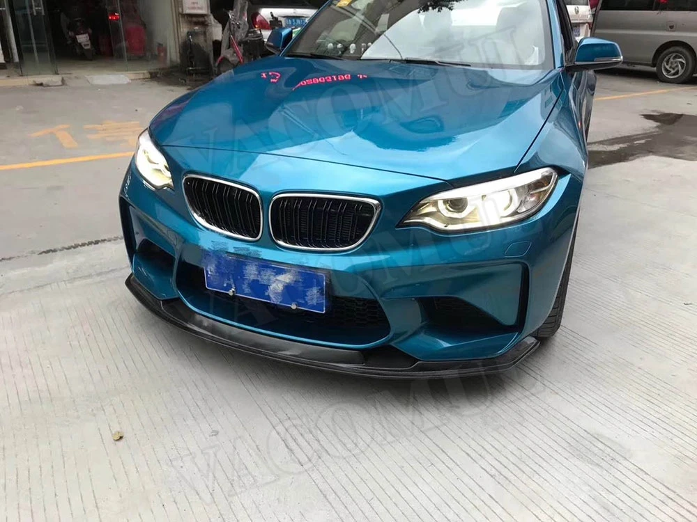 Углеродное волокно авто передний бампер спойлер для BMW F87 M2 2015-2018 м Стиль |