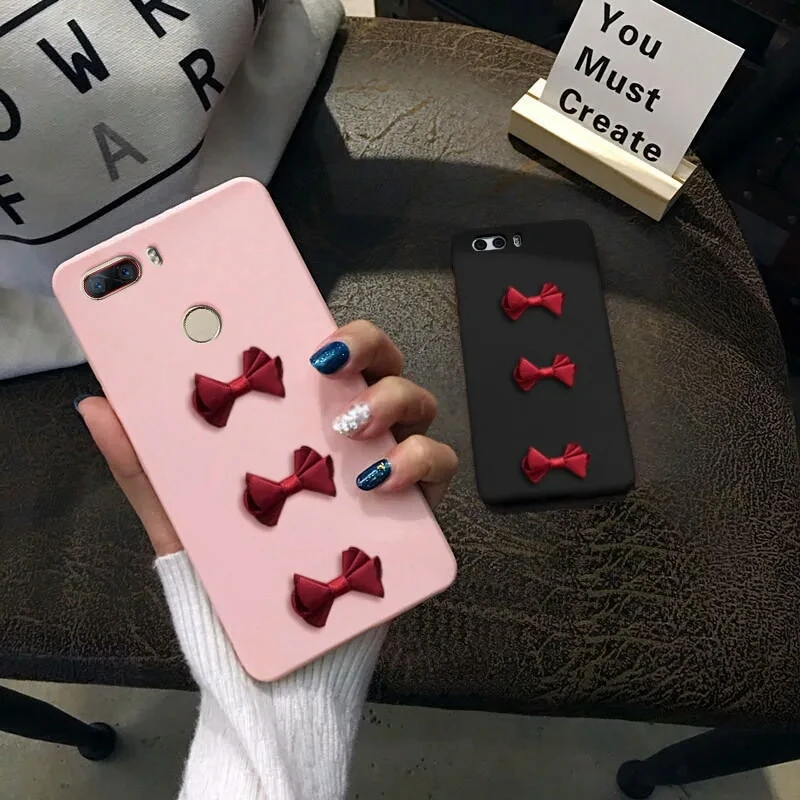 XINGYUANKE 3D Luxury Phone Case For VIVO V7 Cute Bowknot Coque Y75 Soft Silicone Slim Cover Capa |