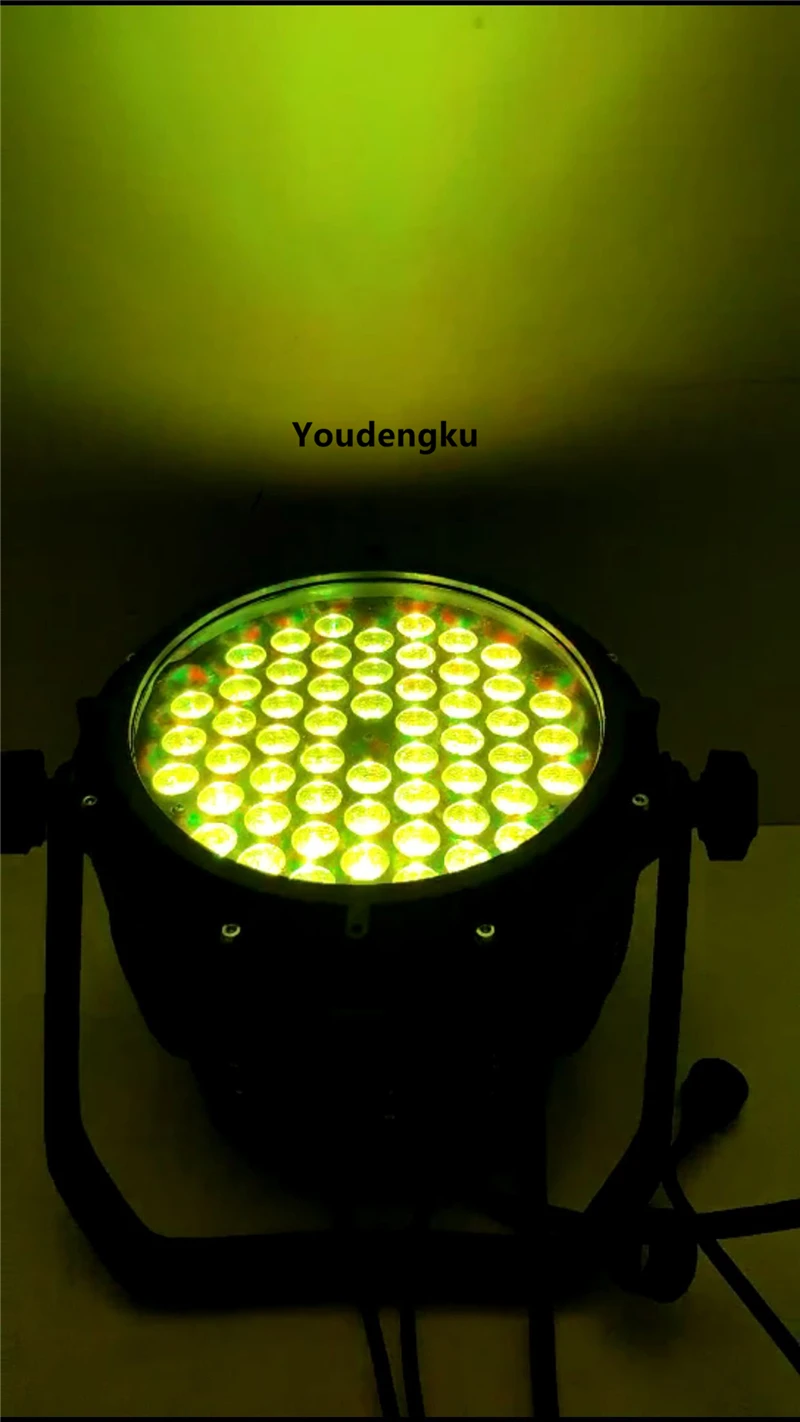 6 шт. rgbw светодиодный прожектор 4 в 1 ip65 par 64 led ce rohs водонепроницаемый 54 3w par|Эффект