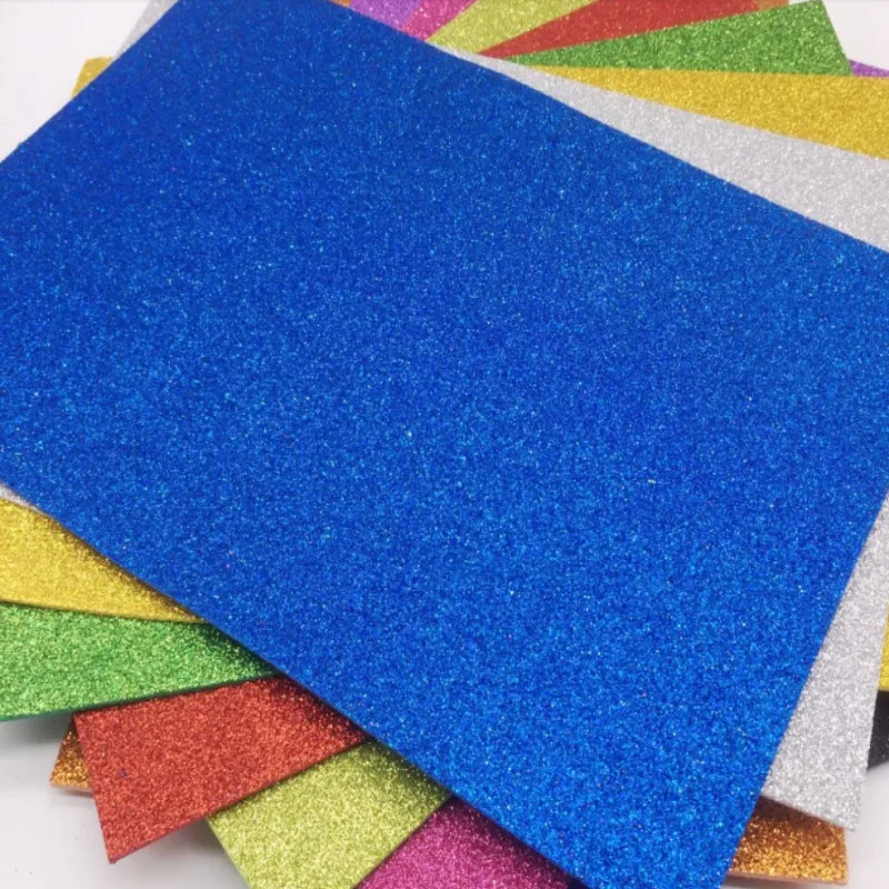 Губчатая бумага блестящая золотая ручная работа 5 видов цветов/10 цветов клейкая