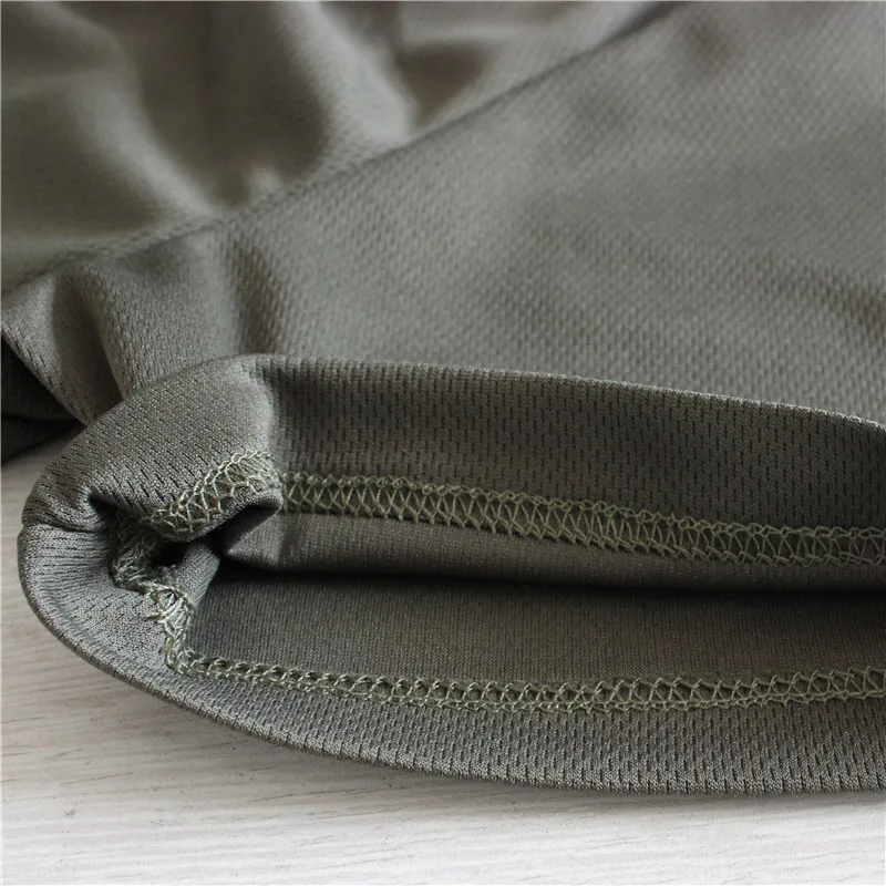 Летняя дышащая Футболка мужская тактическая армейская футболка спортивная с