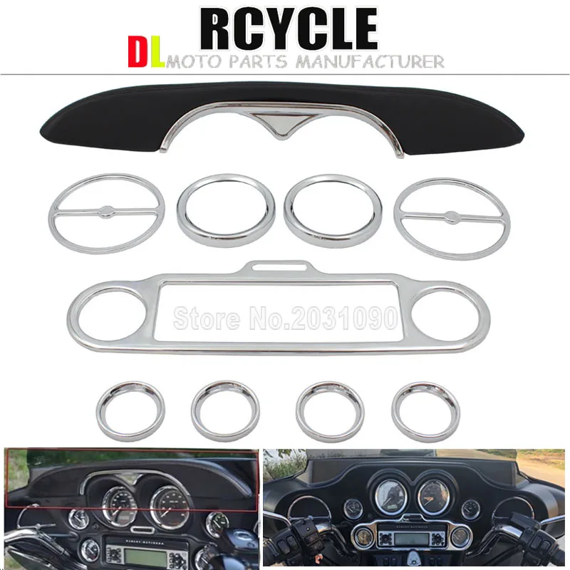 

Крышка для динамиков внутреннего обтекателя мотоцикла белая L & R подходит для Harley Touring Electra Street Glide FLHT FLHX FLHR 96-2013