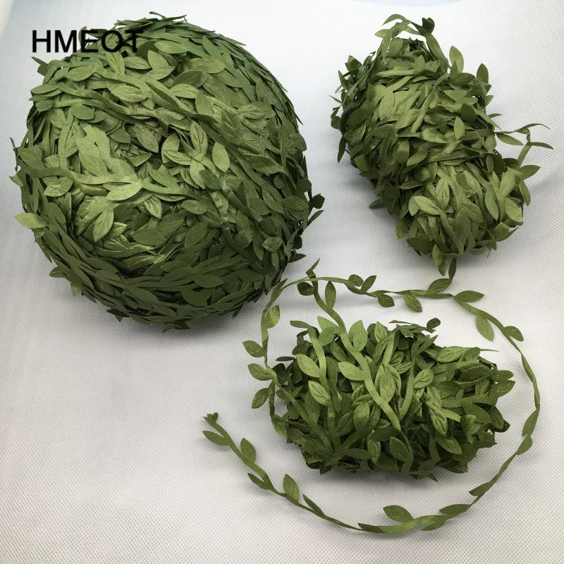 HMEOT 10 м украшение для дома искусственные растения-гирлянды искусственная Виноградная лоза Листва Цветы Creeper зеленый плюща Свадебный венок аксессуары