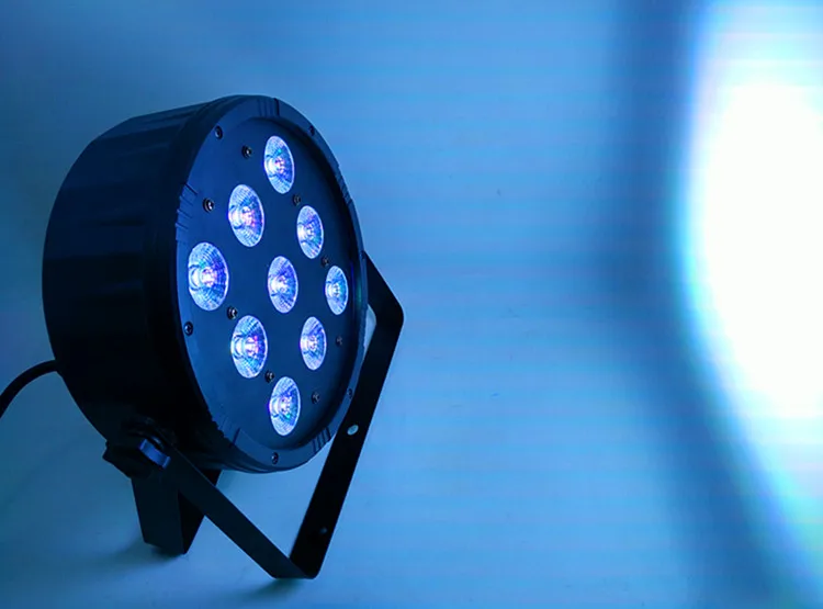 Стирка свадьба свет 9x12 Вт RGBW 4in1 DJ LED плоским Par этапа стирки 4 шт в партии