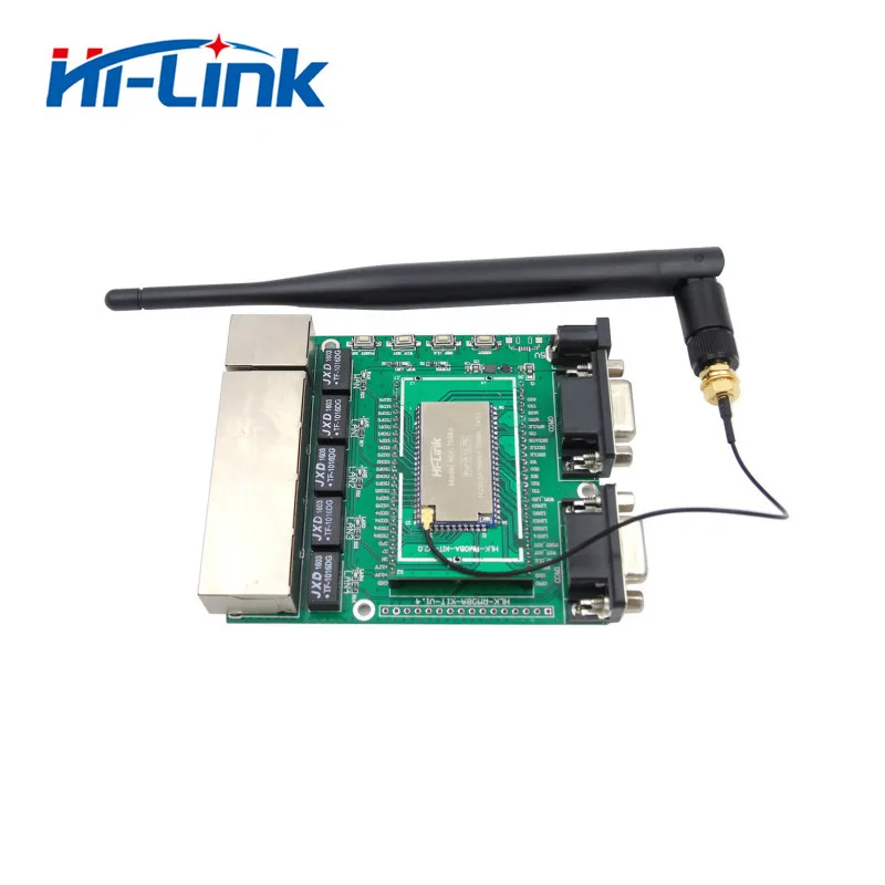 Free Shipping MTK7688AN industrial serial wifi module ethernet UART WIFI openwrt smart wireless module HLK-7688A kit