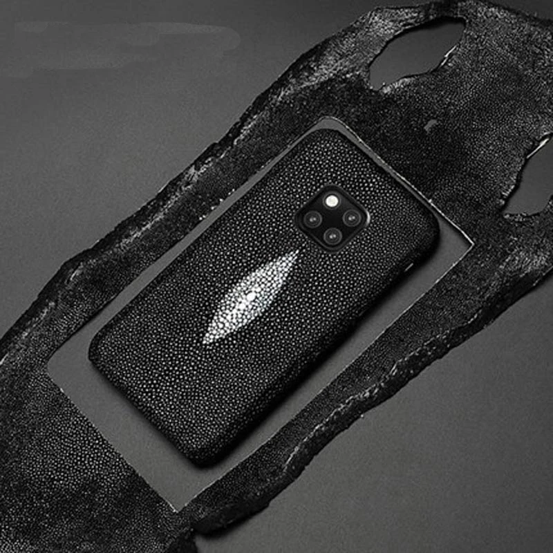Чехлы для Huawei Mate 20 Pro чехол из натуральной кожи стинсера рыбьей роскошный кожаный