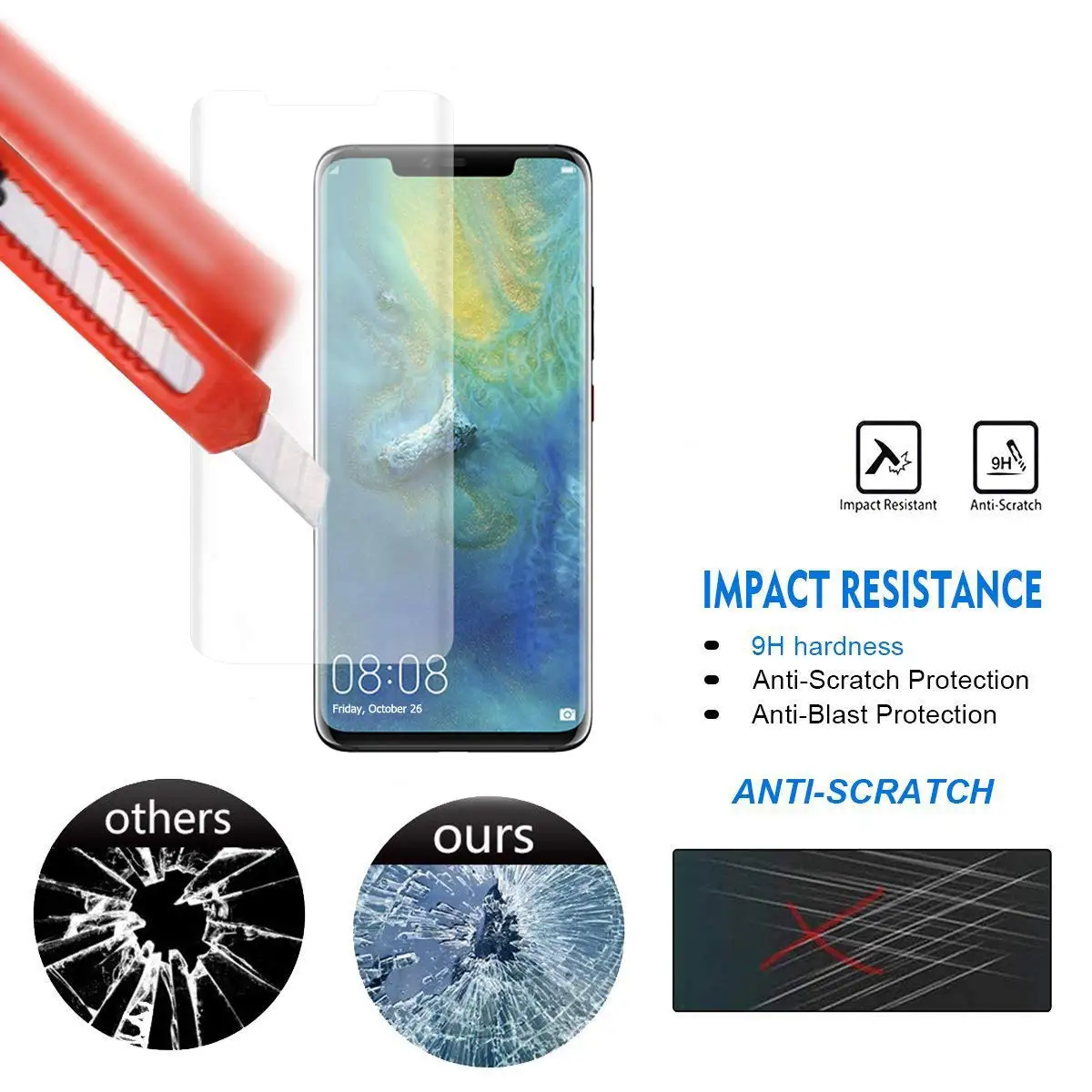 Закаленное стекло для Meizu Note 9 Защитное экрана 2.5D 9H Премиум Note9 защитная пленка |