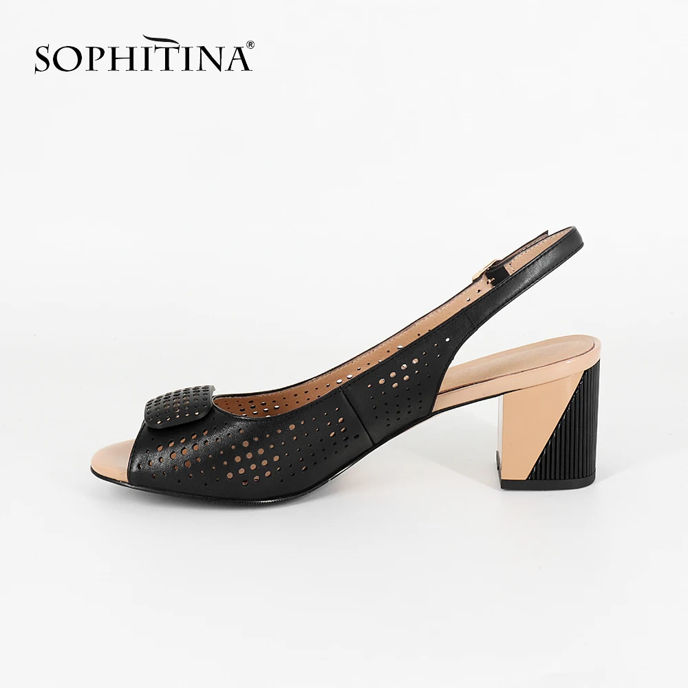 SOPHITINA/Летние повседневные женские босоножки Высококачественная обувь из
