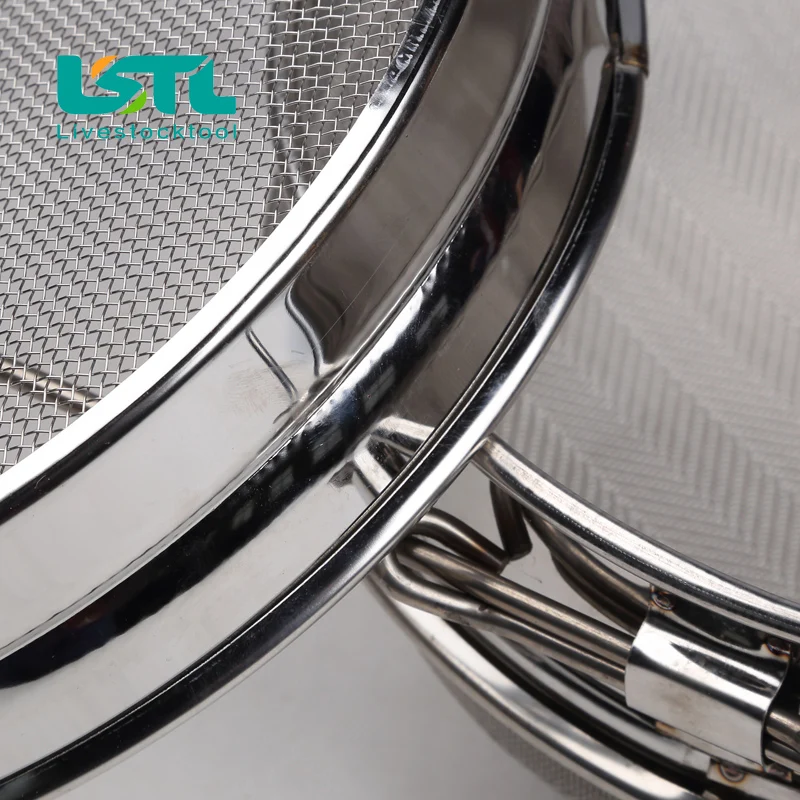 Двухслойное ситечко для меда из нержавеющей стали фильтрация пчелиный мед