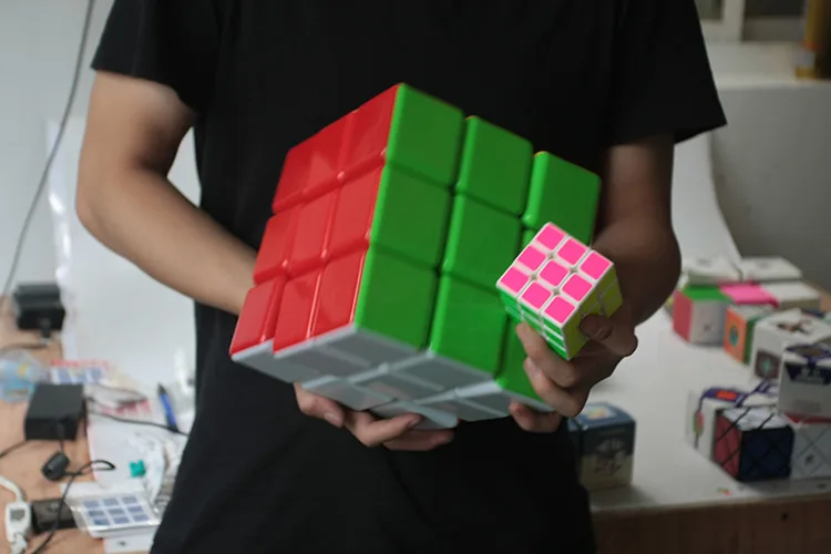 Горячая 3x3x3 куб 18 см супер большой 9 см 7 см 6 см волшебный пазл 3x3 Cubo magico профессиональная развивающая игрушка для ребенка лучший подарок