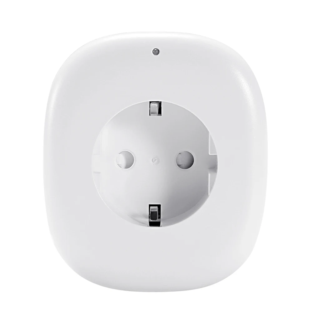 Белый Wifi европейского стандарта Smart розетка работает для Amazon Alexa/Google Assistant 220 В в 16A дистанционное управление Smart сроки переключатель - Цвет: Белый