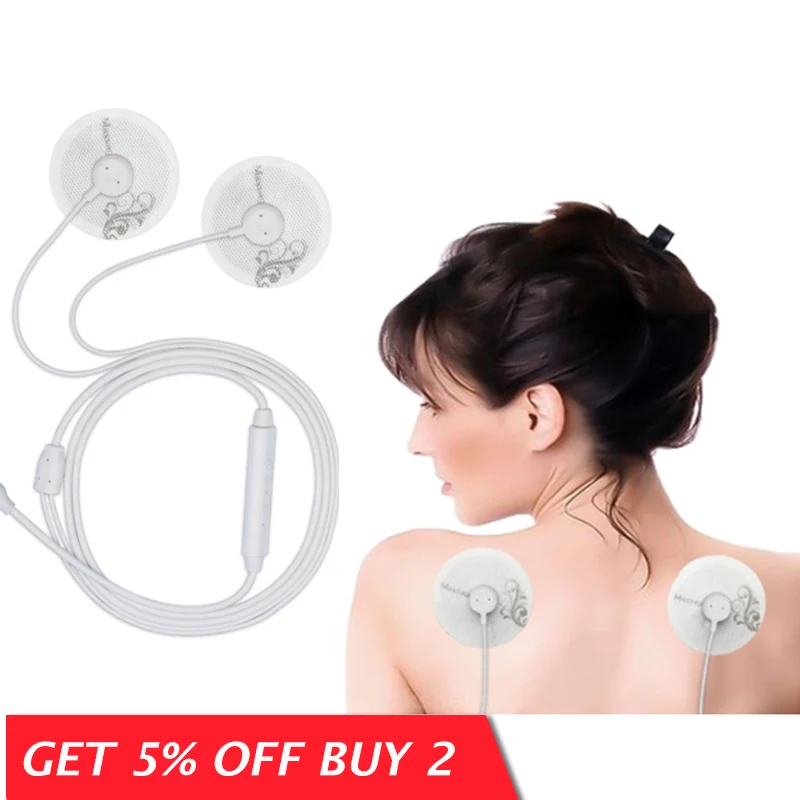 Mini Massage Stickers Electronic Pulse Massager USB Charge pulse massage application with 6 modes muscle pain/fatigue treatment | Красота и