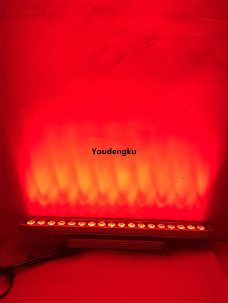 6 шт./лот 18*18 в 1 водонепроницаемый светодиодный настенный светильник двухрядный 18