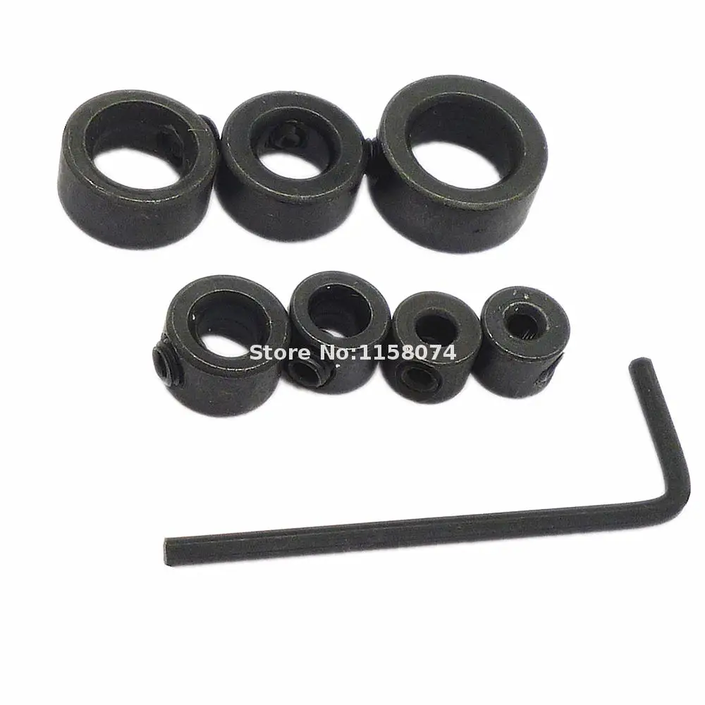 7 шт. Регулируемая глубина стопорные кольца кольцо позиционная дрель набор