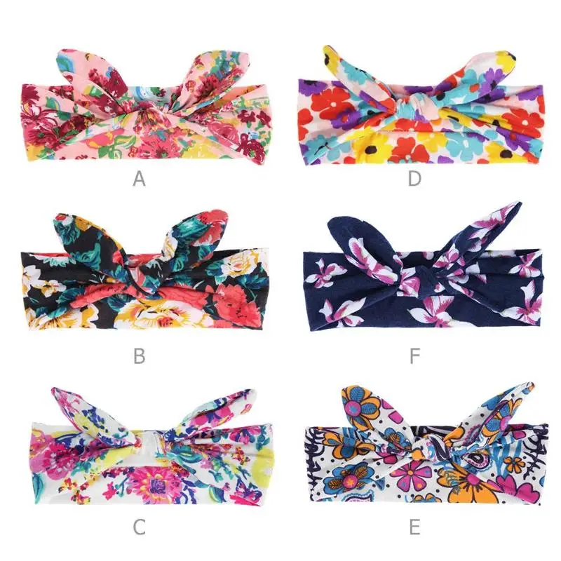 1 шт. повязка на голову для маленьких девочек цветная в стиле бохо новорожденных