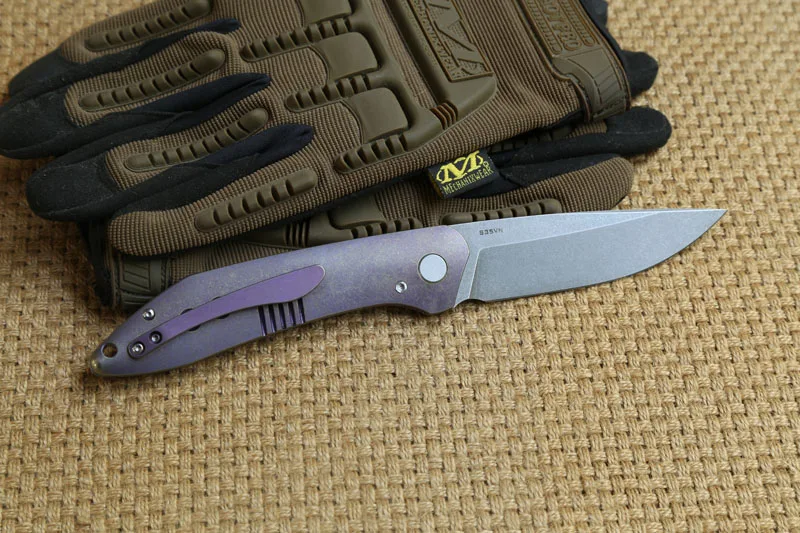 Складной нож Bear claw XL APEX для кемпинга охотничий Флиппер лезвие S35VN тактическая