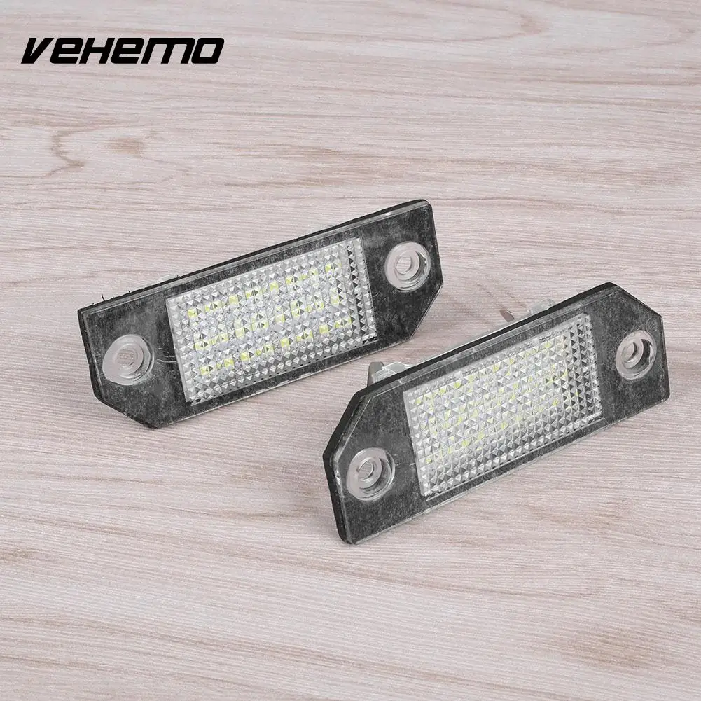 Vehemo 24 LED 2Pcs License Plate Light for Auto Car Lamp White C-MAX | Автомобили и мотоциклы