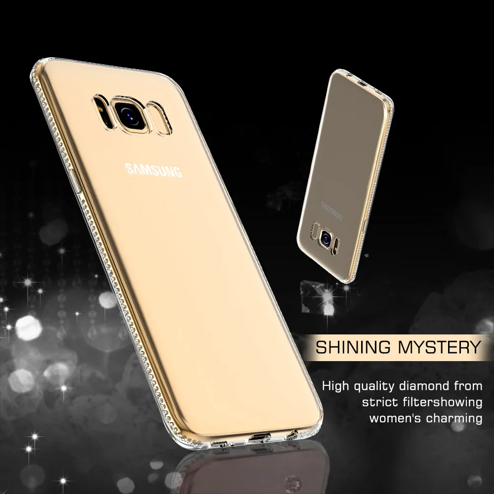 KISSCASE ювелирное чехол на самсунг A5 2017 A7 a5 J5 J7 2016 Прозрачный Galaxy Note 9 8 S9 S8 Плюс Капа а5