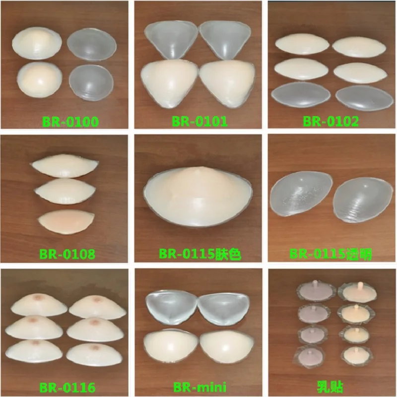 Дешевые Enhancer силиконовые формы груди Поддельные Искусственный с погонами ленты