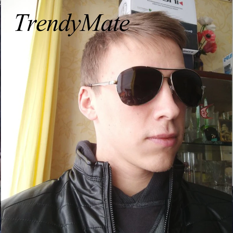 Горячая Распродажа высокое качество мужское солнцезащитное стекло оправа из