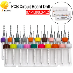 10 шт.компл. 0,1 мм до 1,2 мм PCB мини сверло Карбид вольфрамовой стали для печатной платы cnc сверла машина