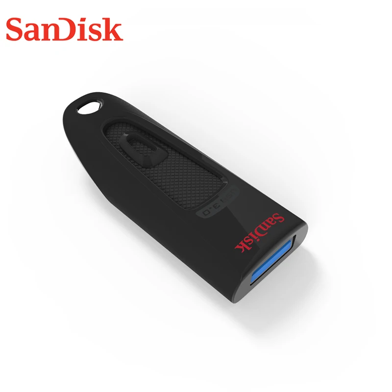 Sandisk оригинальный USB 16 ГБ 32 64 128 256 3.0 высокая скорость чтения 100 МБ телескопического
