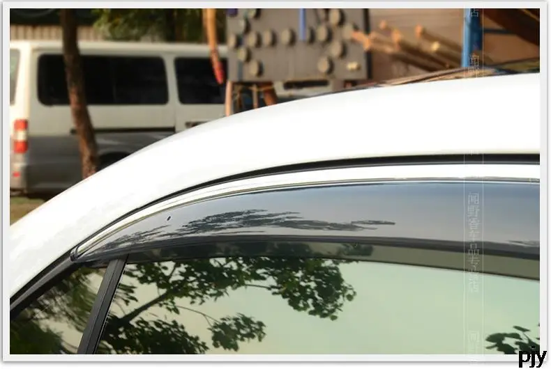 Боковой двери окна козырек Vent защитный от солнца и дождя Delflector для 2012 2013 2014 Volkswagen