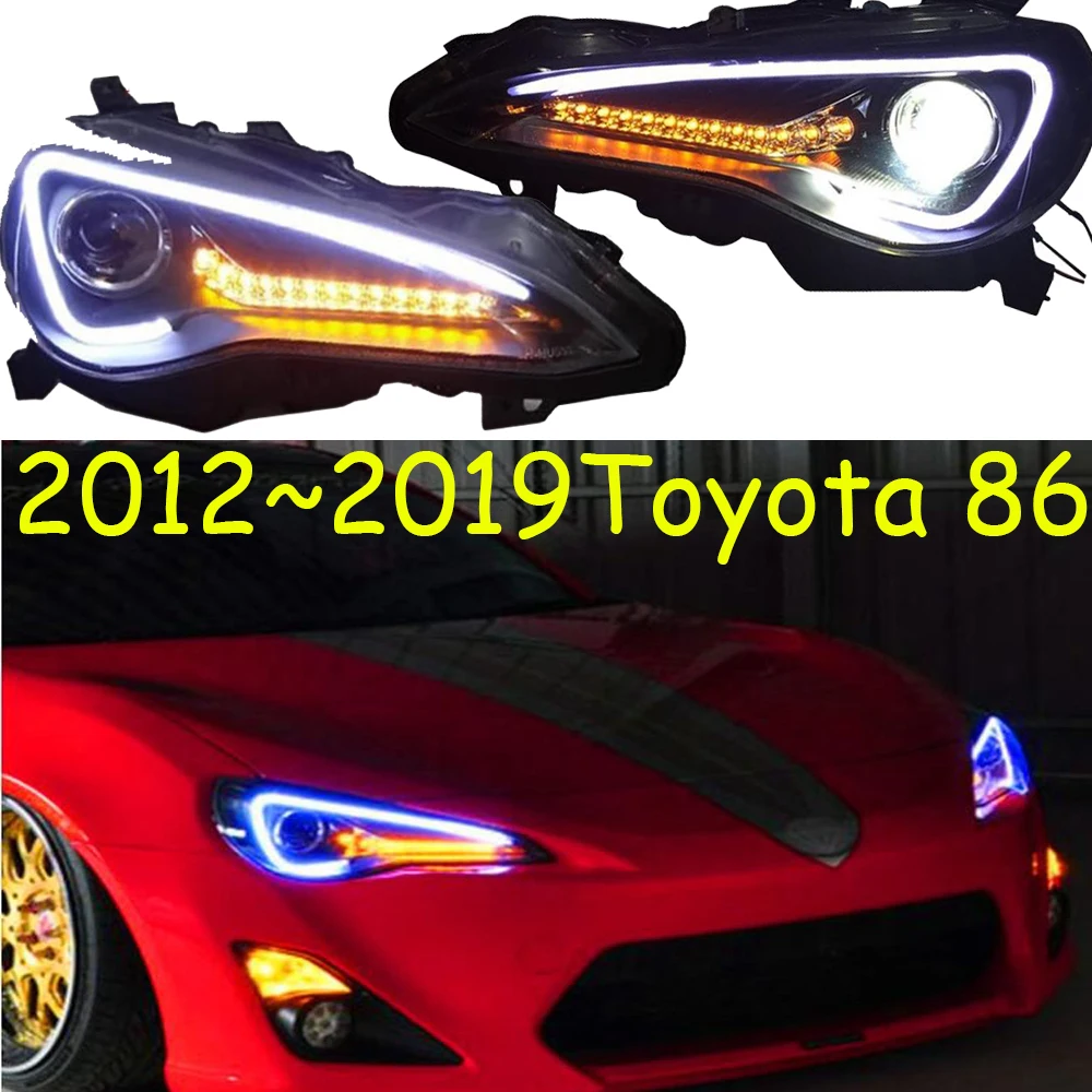 Автомобильная фара с видеодисплеем для Toyota FT GT 86 FT86 GT86 2012 ~ 2019 DRL биксеноновые