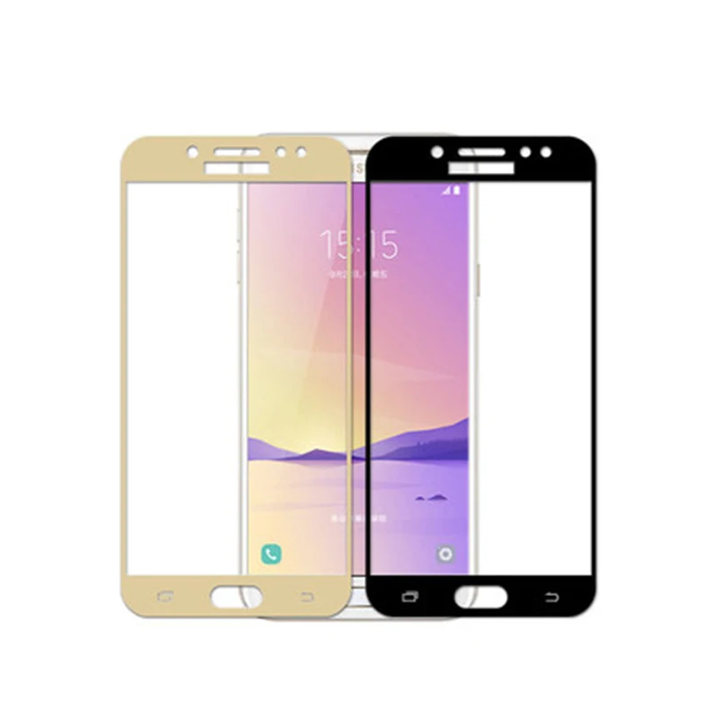 Закаленное стекло для Samsung Galaxy C8 C 8 5 Дюймов Полное покрытие 9H Взрывозащищенная
