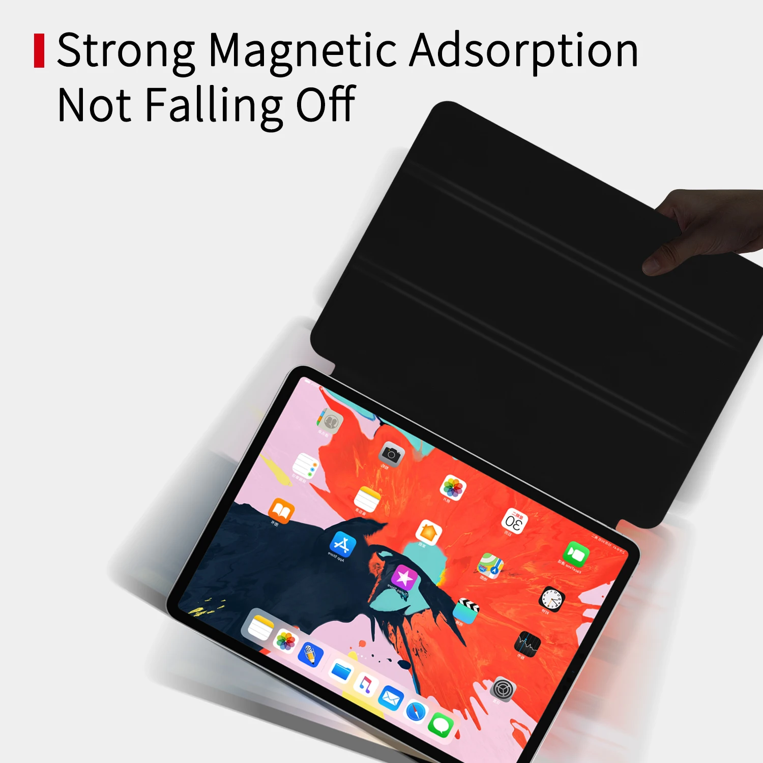 Для iPad Pro 11 Чехол для iPad Pro 12,9 Магнитный ультра тонкий чехол для смарт-телефона для iPad 11 дюймов чехол с поддержкой беспроводной зарядки