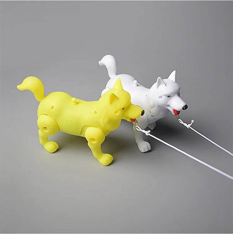 Leashing Wolf Dog светящаяся музыка электрическая собака ползает животное универсальная Собака детская игрушка
