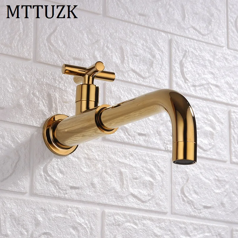 MTTUZK брызгозащищенный настенный длинный смеситель для ванной комнаты бассейна