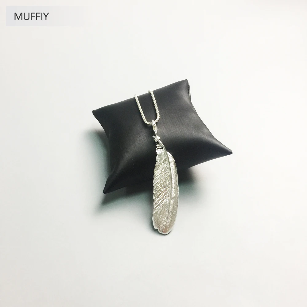 Подвески с перьями модные ювелирные украшения в европейском стиле для женщин