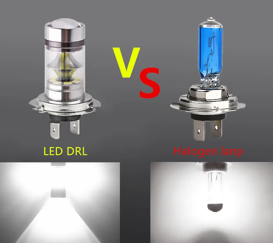 2 x H7 H11 9006 HB4 светодиодный лампы 12V~ 24V 360 20 W Cree LED чипов Противотуманные фары Дневные Фары Светильник Белый поиска Lampochka Bombillas