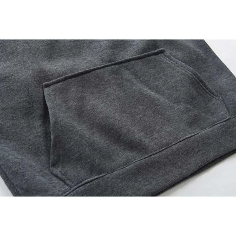 Модный пуловер с капюшоном и воротником мужская Толстовка без рукавов куртка 2