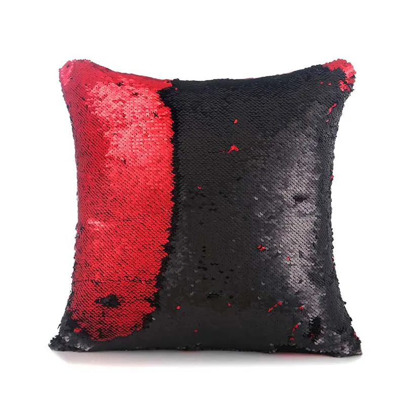 07 GIANTEX DIY Two Tone Блеск Блестки Площадь Диван Чехлы Декоративные Наволочки Home Decor Бросьте Чехол 40x40 см U1212 - Цвет: 07