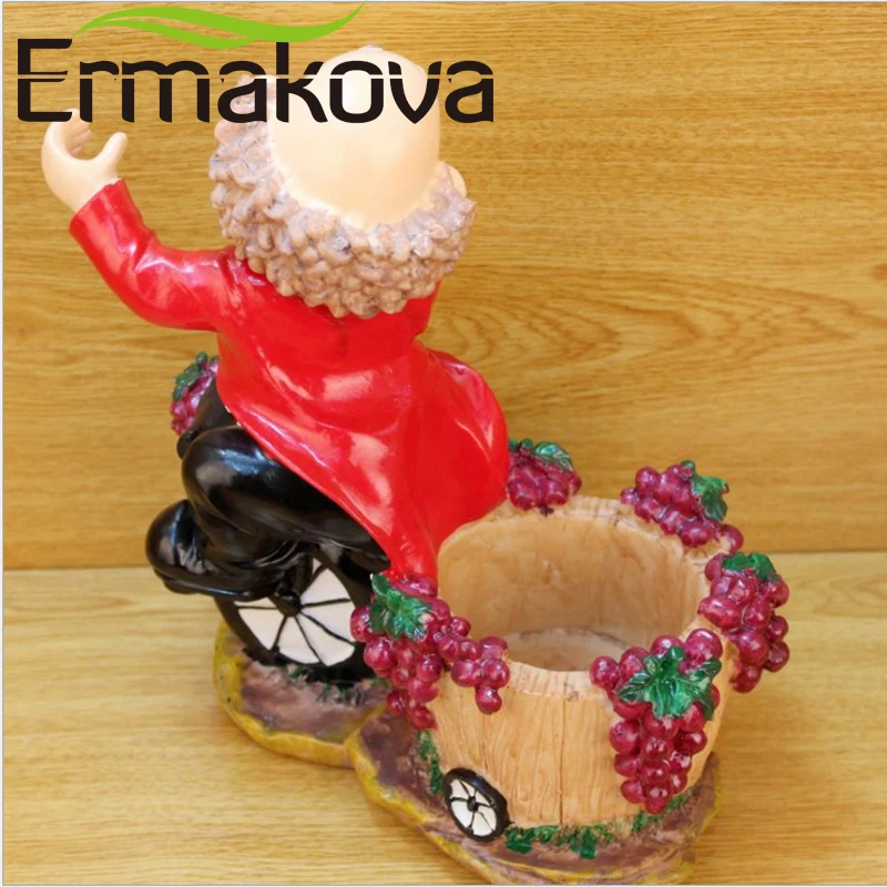 ERMAKOVA смола шеф повара стойка для вина/подставка держатель бутылки вина домашнее
