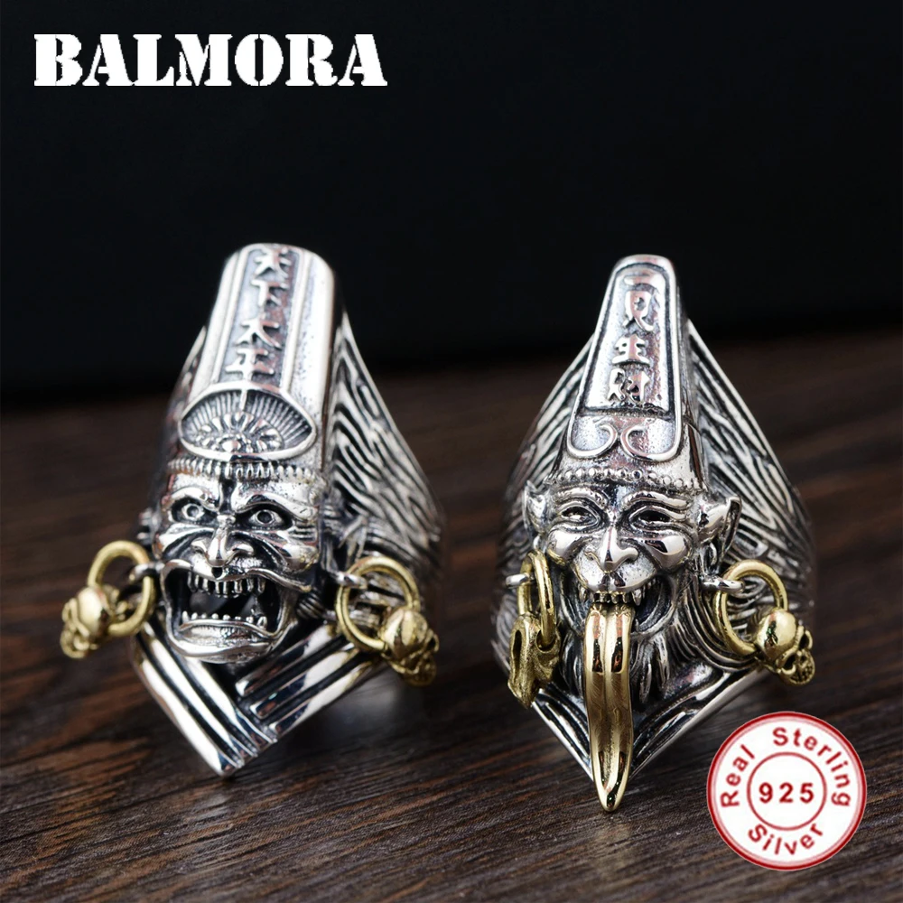 BALMORA 100% реальные ранние серебряные ювелирные изделия винтажные кольца с лицом