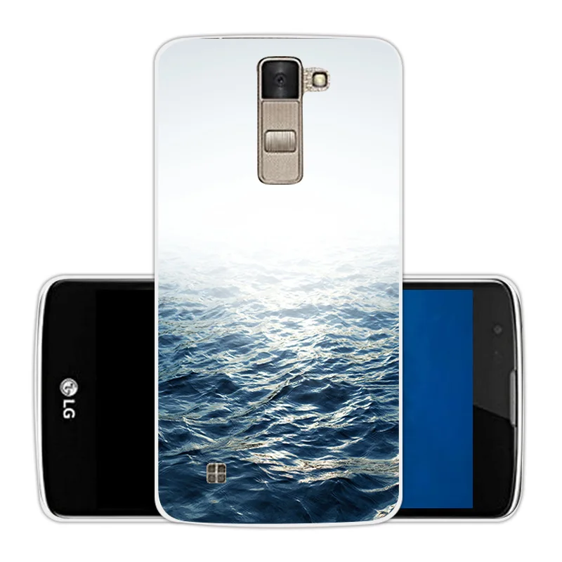Capa For Funda LG K8 Phone Cases for Lte K350 K350E K350N 5.0&quot K 8 Case Soft Silicone Landscape Back Cover TPU |