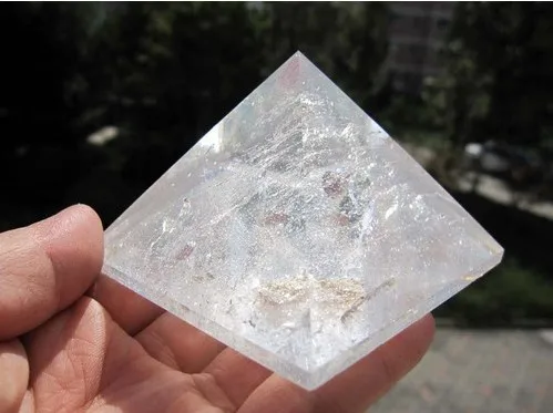 Прозрачная искусственная резьба в виде пирамиды 270 г|crystal lift|crystal 3d laser blockscrystal wand sex