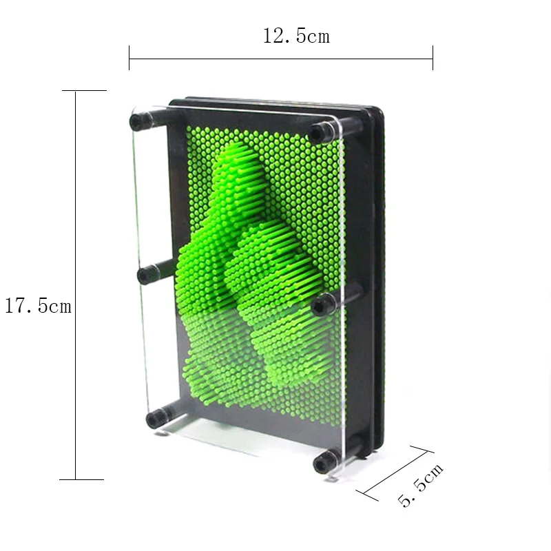 Green ( 17.5 cm ) 6 цветов пластиковый рисунок лица 3d клон забавная игрушка для розыгрыша детские игрушки ручная форма игрушка ручная печать лицо Пальмовая модель подарки новое поступление - Цвет: Green ( 17.5 cm )