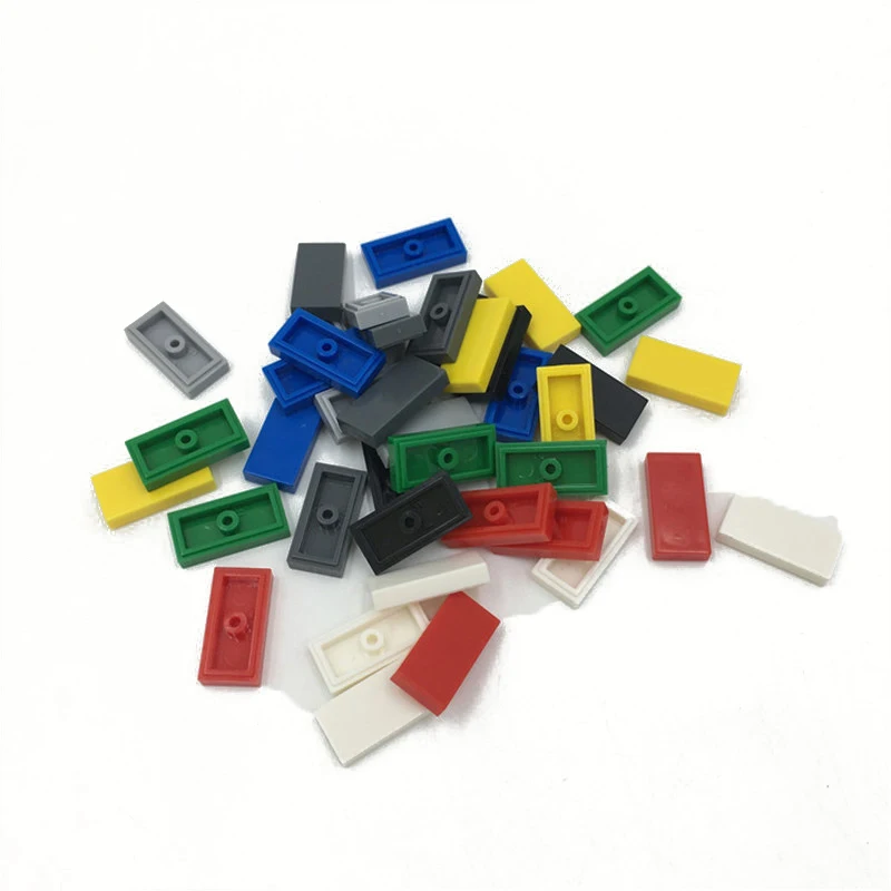 350 шт./лот MOC кирпичная плитка 1x2 с желобом детали для строительных блоков DIY