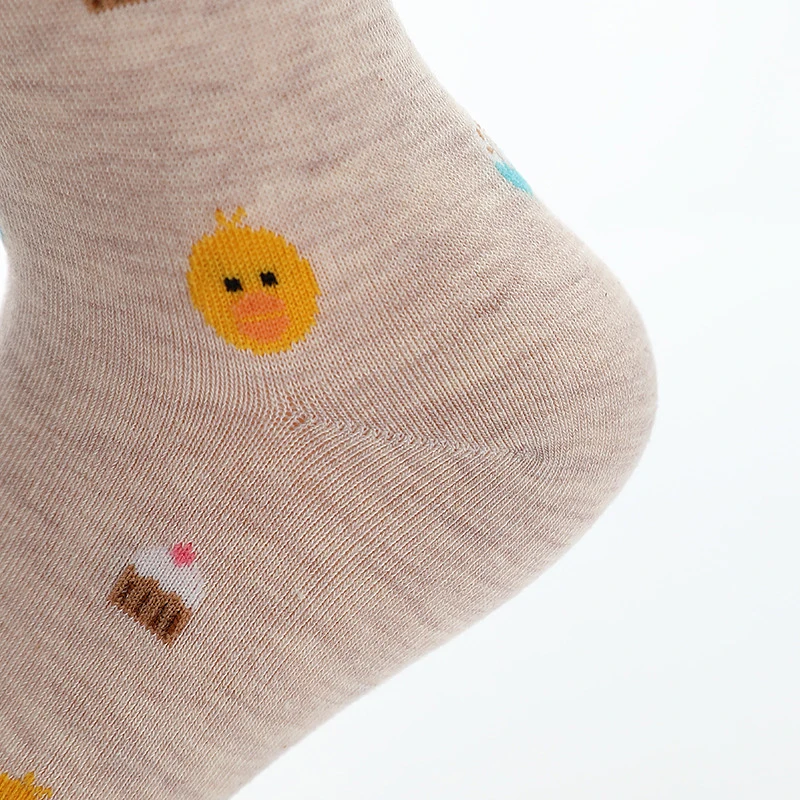

New Cartoon Cute Animal Pattened Short Socks Women Fashion Funny Socks Female Casual Autumn Cotton Ankle Socks Harajuku Meias