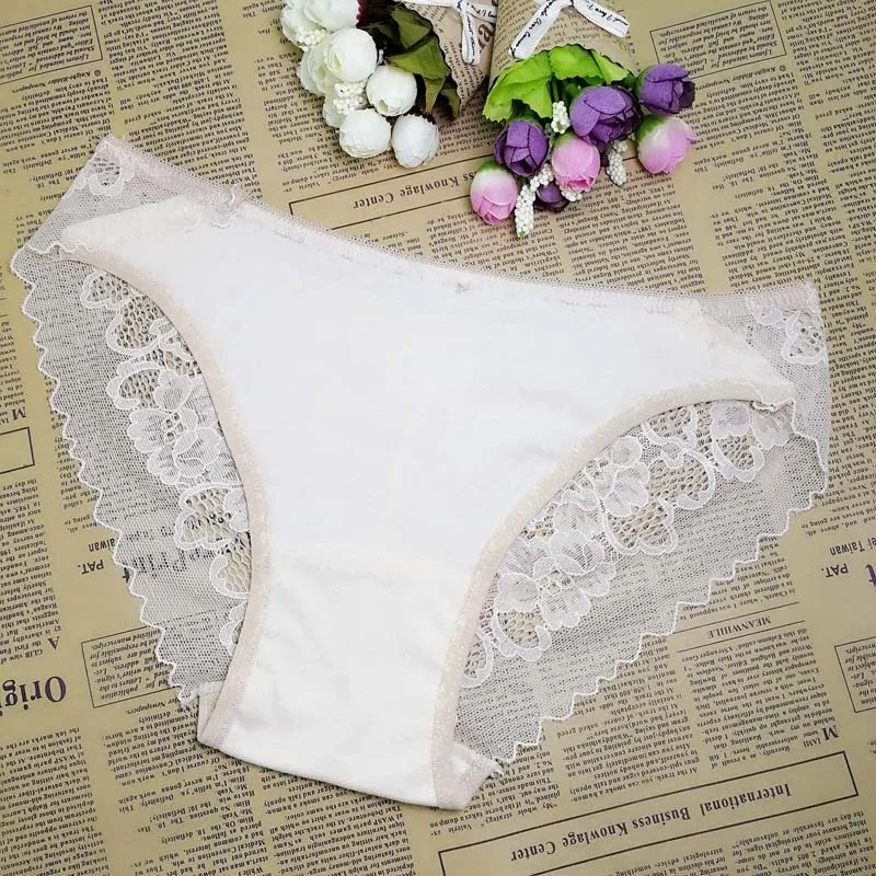 ah74beige Сексуальные штаны, Марлевое нижнее белье, кружевное сексуальное женское белье, женские кружевные штаны, открытые женские стринги, 1 шт., ah74 - Цвет: ah74beige