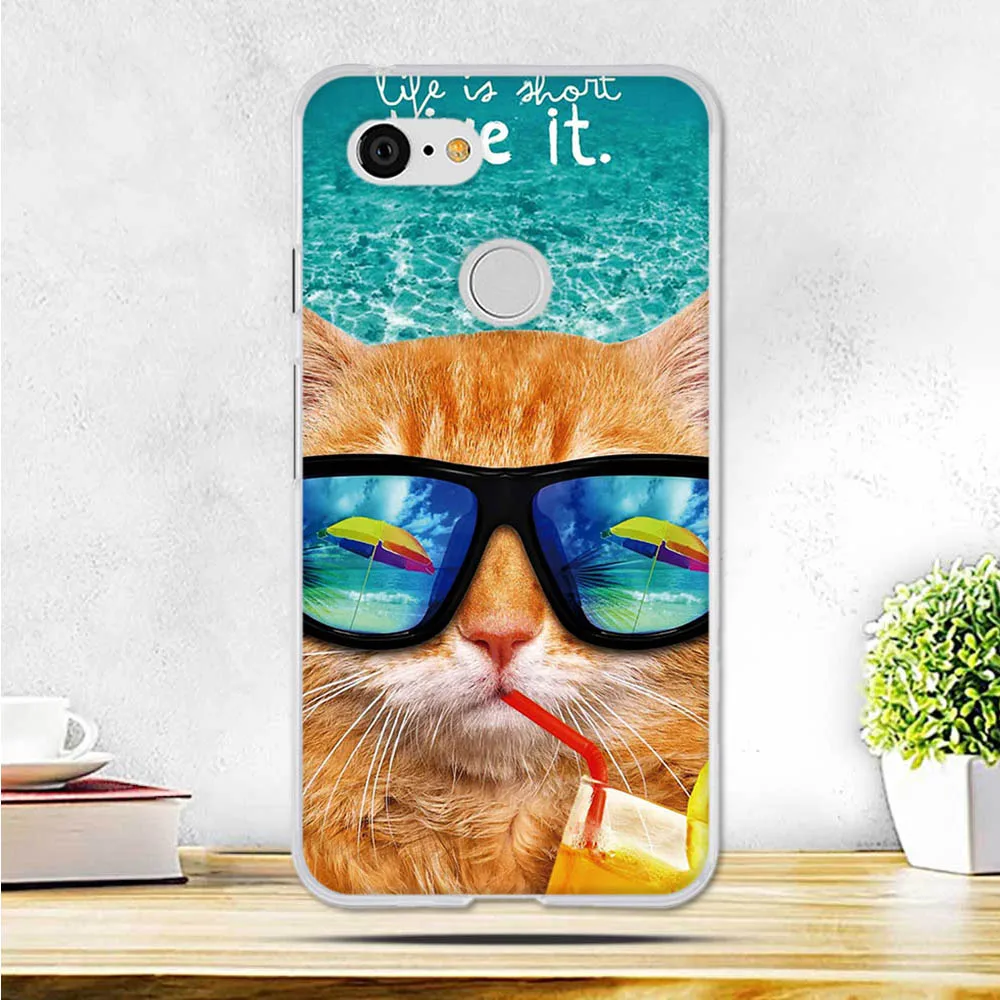 Чехол для Coque Google Pixel 3 5 45 &quotМягкий Силиконовый ТПУ задняя крышка чехол Fundas Pixel3