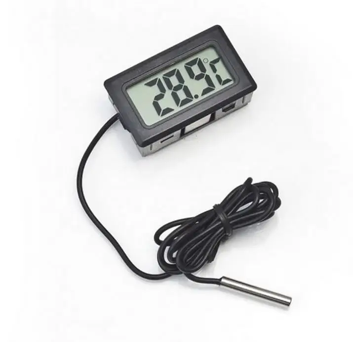 

Digital LCD Probe Fridge Freezer Thermometer Thermograph for Refrigerator -50~ 110 Degree With Retail Box Packing lin4116
