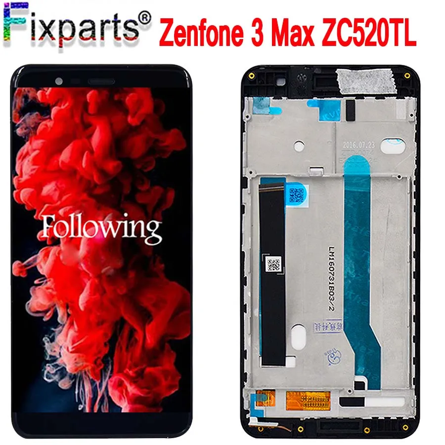 ЖК дисплей для Asus Zenfone 3 Max ZC520TL сенсорный экран с дигитайзером в сборе + сменная