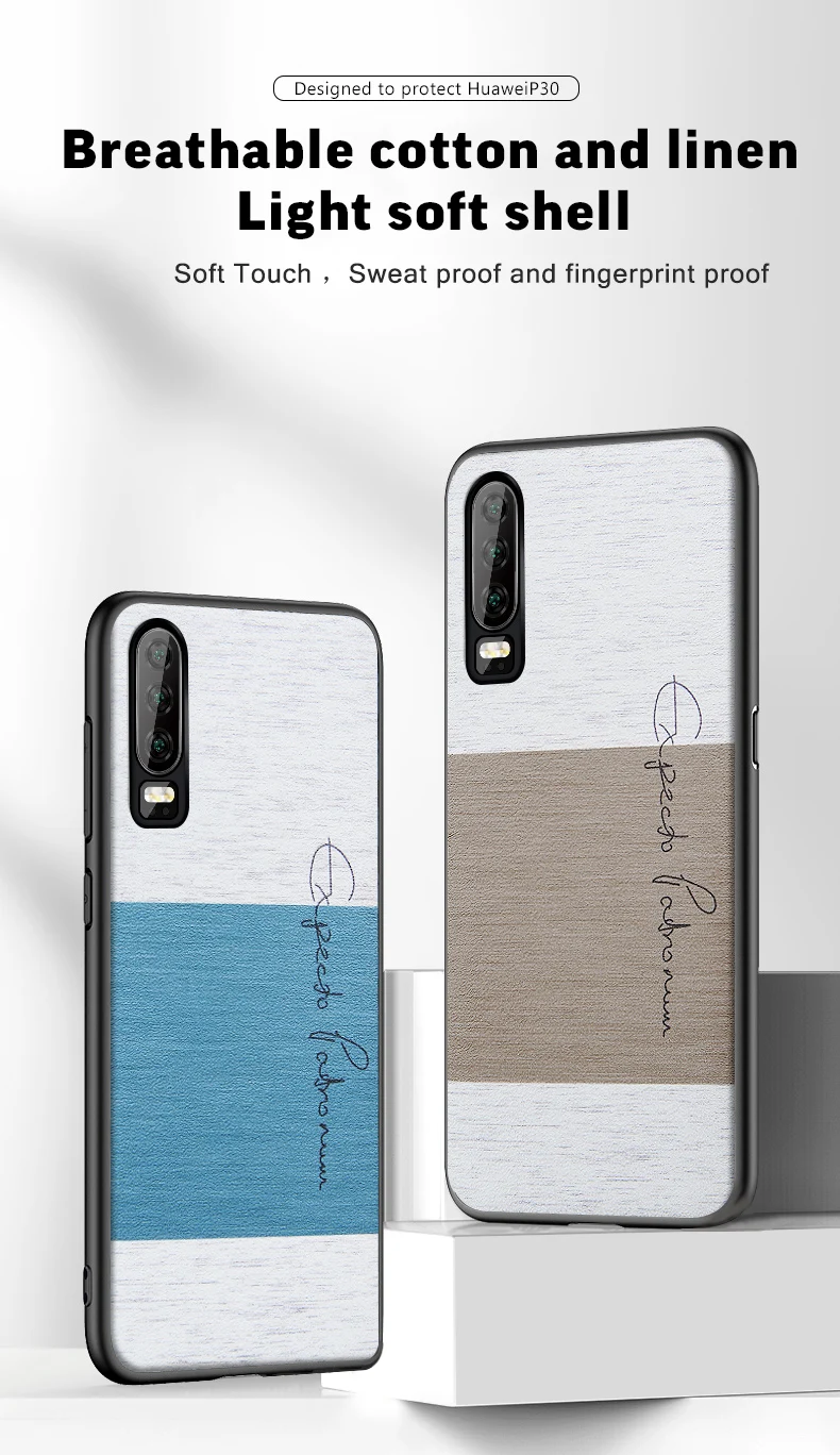 Для huawei P30 Pro Чехол из хлопковой ткани с мягким прикосновением P30pro задняя крышка MOFi противоударный защитный чехол P30 чехол s