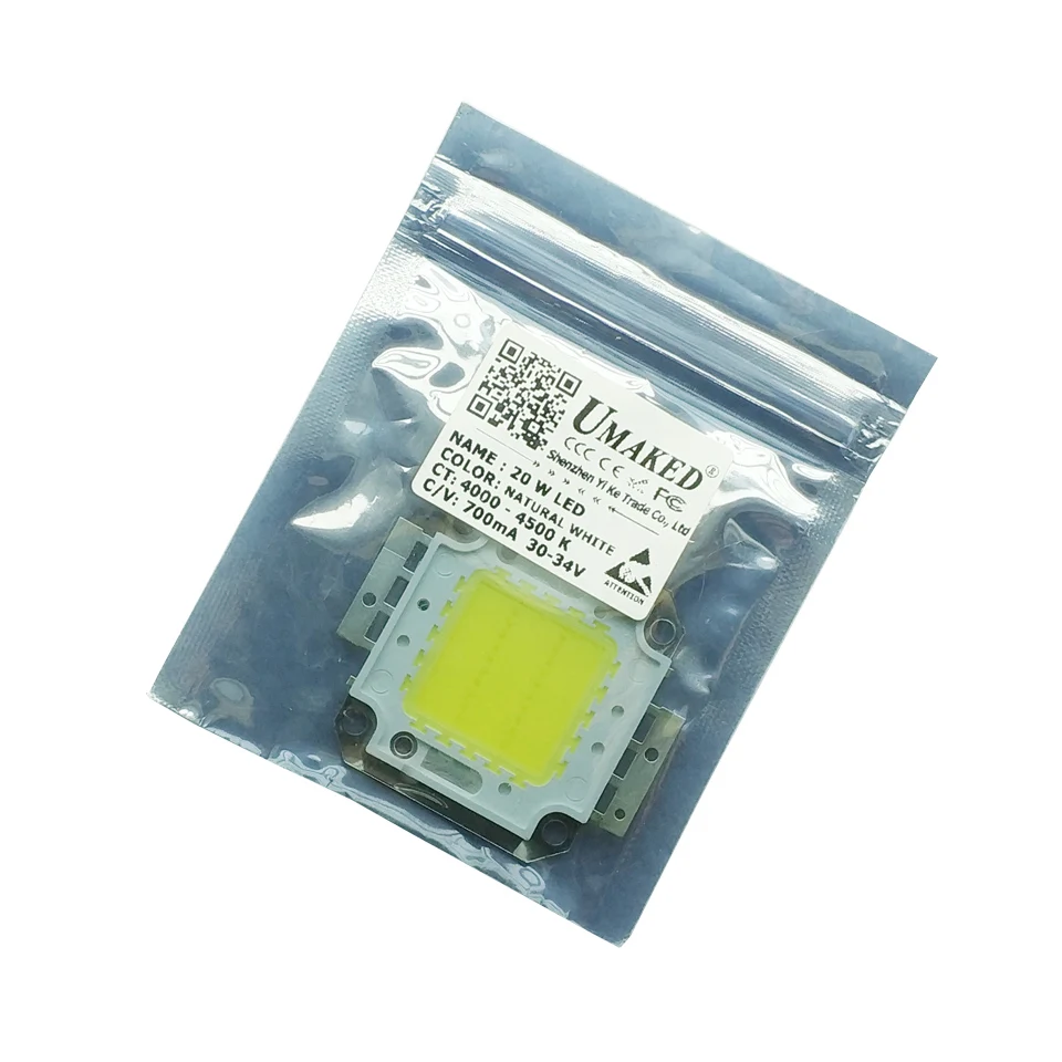 1/10 шт высокомощные светодиодные чипы диод SMD COB свет 1W 3W 5W10W 20W 30W 50W 100W
