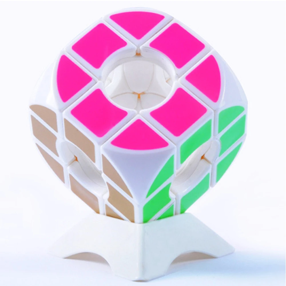 Полый 3x3x3 волшебный куб 3*3*3 наклейки скоростной 3 слоя Cubo Megico игрушка для детей